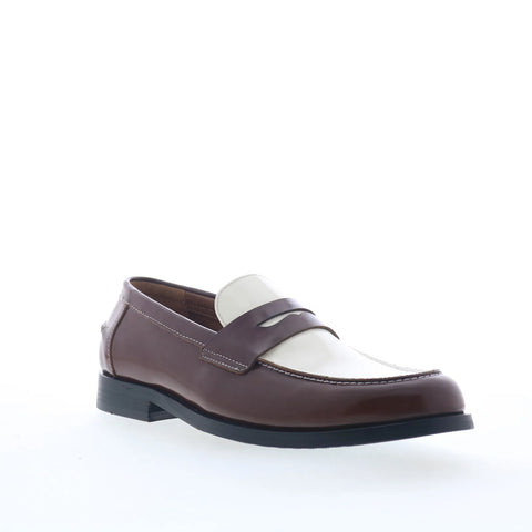 Steve Madden Nicolay NICO02M1 Mens Brown Loafers & Slip Ons Penny Shoes