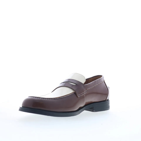 Steve Madden Nicolay NICO02M1 Mens Brown Loafers & Slip Ons Penny Shoes