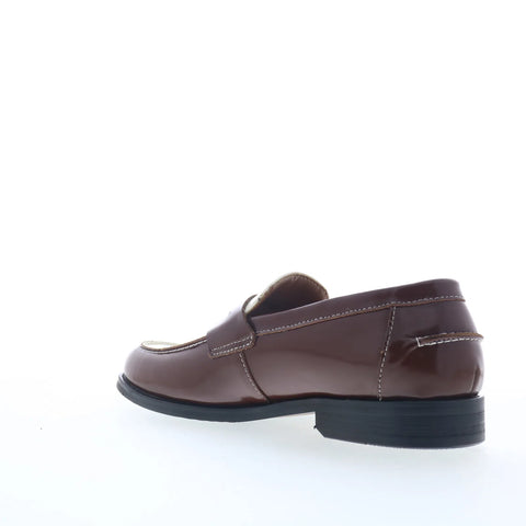 Steve Madden Nicolay NICO02M1 Mens Brown Loafers & Slip Ons Penny Shoes