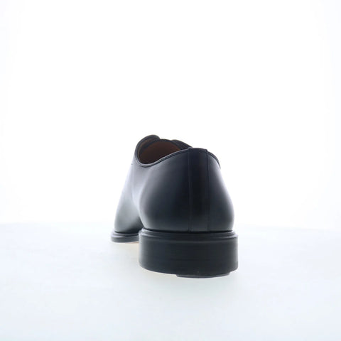 Mezlan Nicos Plain Toe Blucher Mens Black Oxfords & Lace Ups Plain Toe Shoes