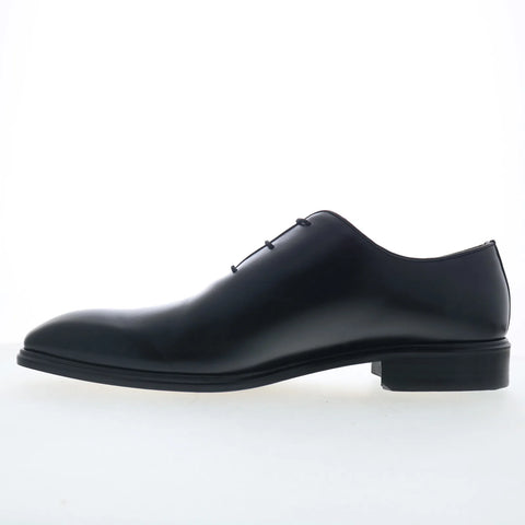 Mezlan Nicos Plain Toe Blucher Mens Black Oxfords & Lace Ups Plain Toe Shoes