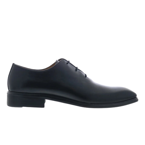Mezlan Nicos Plain Toe Blucher Mens Black Oxfords & Lace Ups Plain Toe Shoes