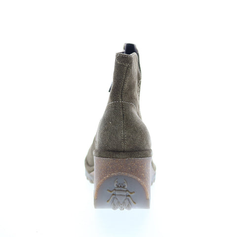 Fly London Nilo NILO256FLY-005 Womens Gray Suede Ankle & Booties Boots