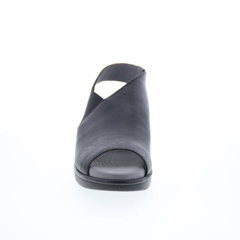 Fly London Nily NILY940FLY-000 Womens Black Leather Strap Sandals Shoes