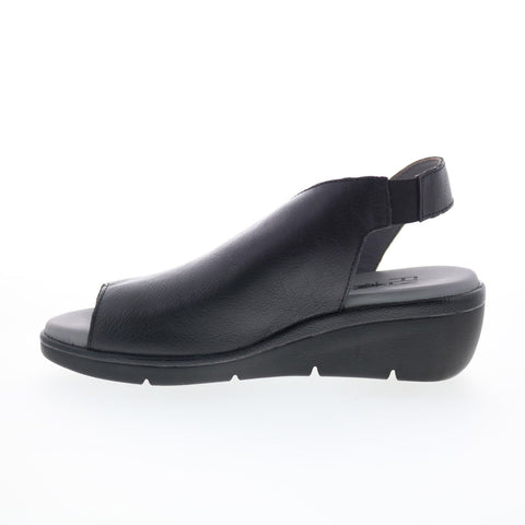 Fly London Nily NILY940FLY-000 Womens Black Leather Strap Sandals Shoes