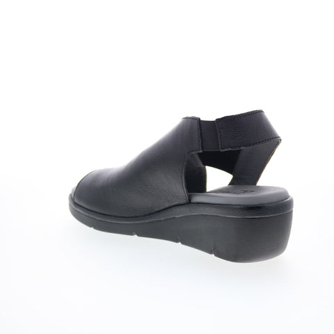 Fly London Nily NILY940FLY-000 Womens Black Leather Strap Sandals Shoes
