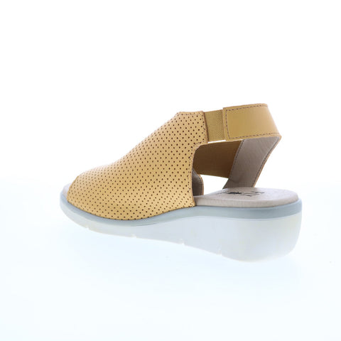 Fly London Nisi NISI066FLY-001 Womens Brown Leather Strap Sandals Shoes