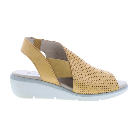 Fly London Nisi NISI066FLY-001 Womens Brown Leather Strap Sandals Shoes