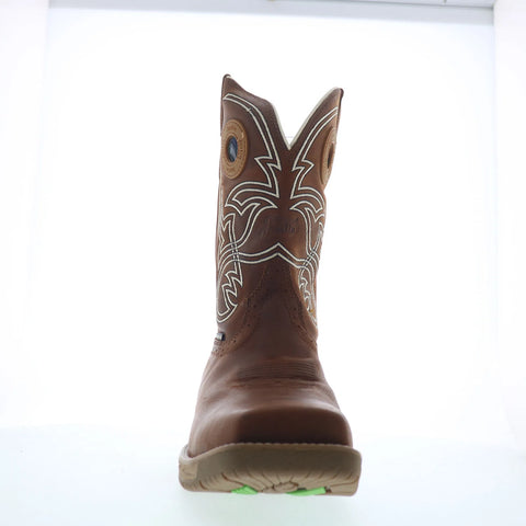 Justin Boots Nitread Waterproof Composite Toe Brown Wide Work & Safety Boots 