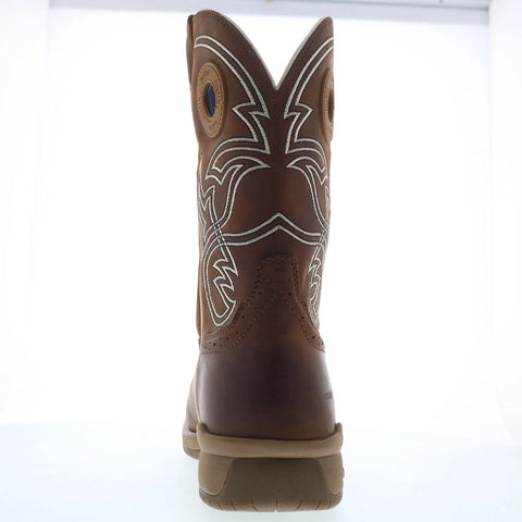 Justin Boots Nitread Waterproof Composite Toe Brown Wide Work & Safety Boots 