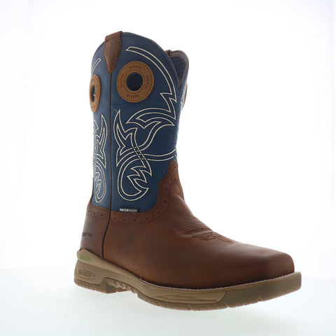 Justin Boots Nitread Waterproof Composite Toe Brown Wide Work & Safety Boots 