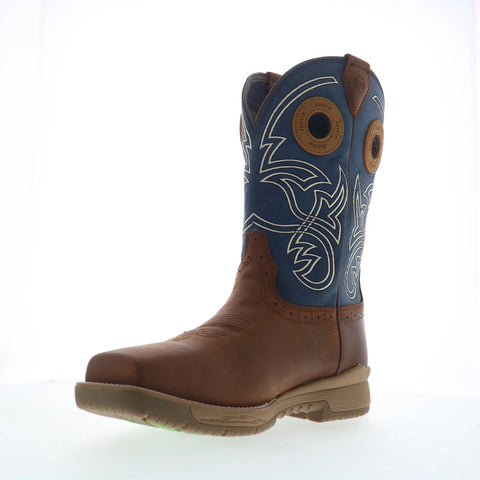 Justin Boots Nitread Waterproof Composite Toe Brown Wide Work & Safety Boots 