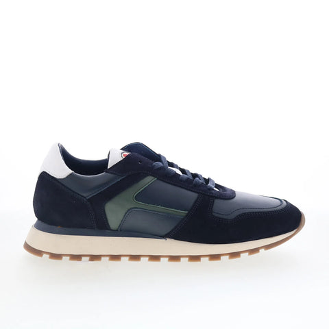 Pajar Nivio PDPAS00557.01 Mens Blue Leather Lifestyle Sneakers Shoes