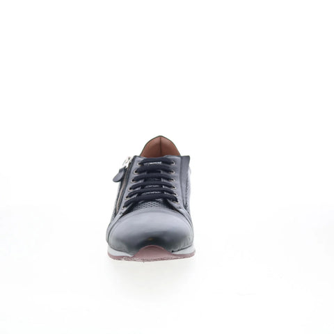 Mezlan Niza 21222 Mens Black Leather Lace Up Lifestyle Sneakers Shoes