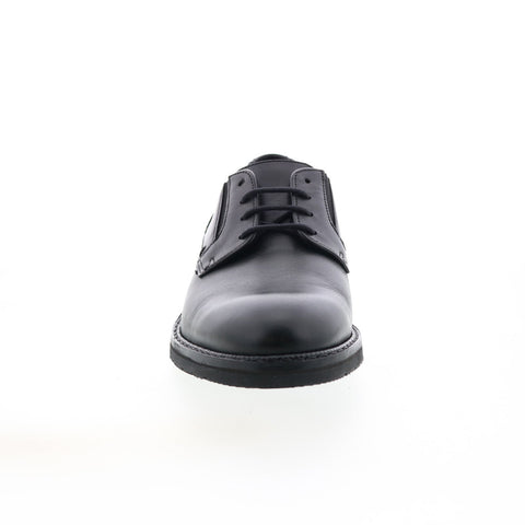 Mephisto Noah Mens Black Leather Lace Up Oxfords & Lace Ups Plain Toe Shoes