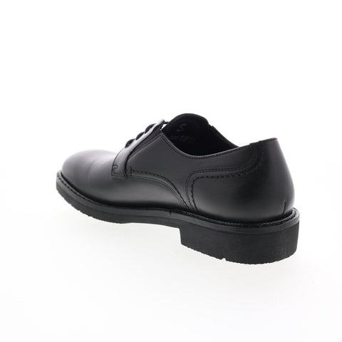 Mephisto Noah Mens Black Leather Lace Up Oxfords & Lace Ups Plain Toe Shoes