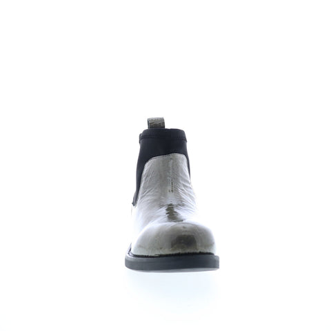 Bos. & Co. Noel Womens Gray Synthetic Slip On Casual Dress Boots