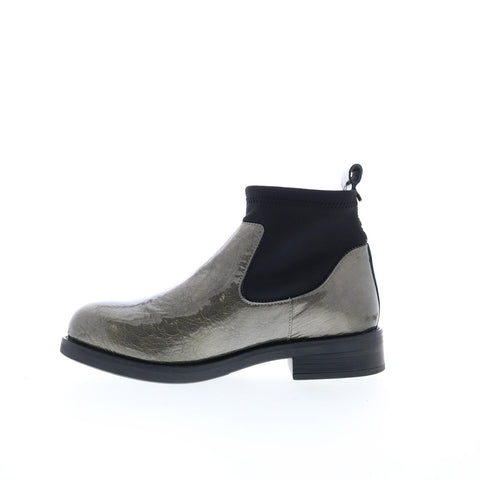 Bos. & Co. Noel Womens Gray Synthetic Slip On Casual Dress Boots