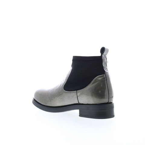 Bos. & Co. Noel Womens Gray Synthetic Slip On Casual Dress Boots