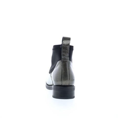 Bos. & Co. Noel Womens Gray Synthetic Slip On Casual Dress Boots