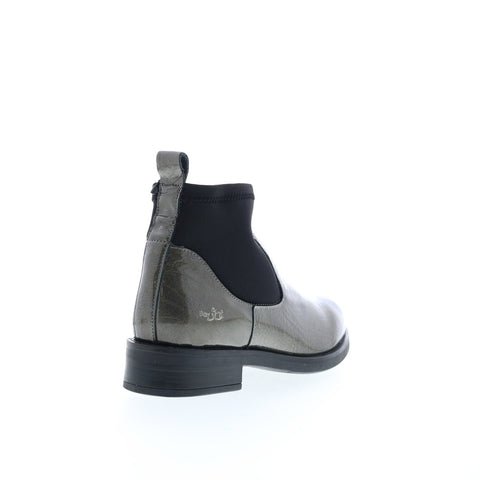 Bos. & Co. Noel Womens Gray Synthetic Slip On Casual Dress Boots