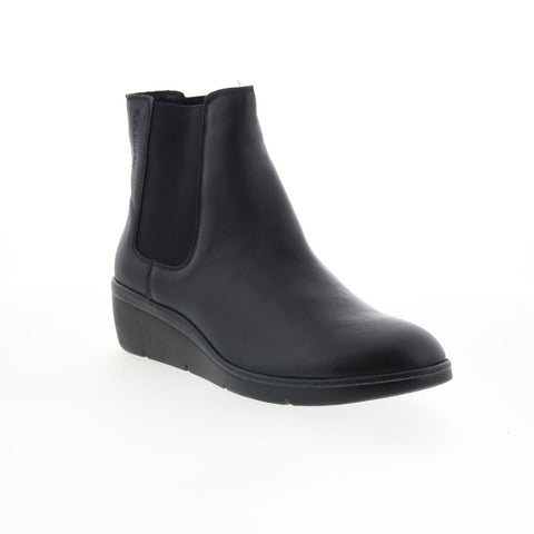 Fly London Nola NOLA549FLY-004 Womens Black Leather Ankle & Booties Boots