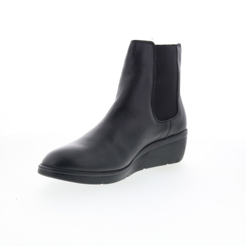 Fly London Nola NOLA549FLY-004 Womens Black Leather Ankle & Booties Boots