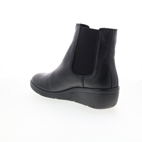 Fly London Nola NOLA549FLY-004 Womens Black Leather Ankle & Booties Boots