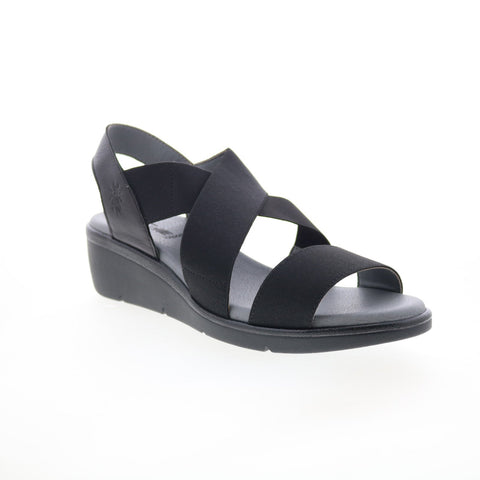 Fly London Noli NOLI056FLY-000 Womens Black Leather Strap Sandals Shoes