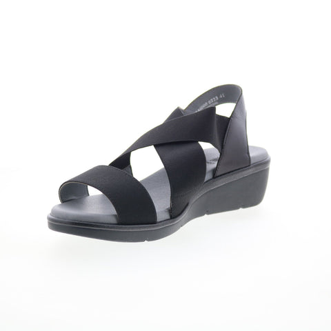 Fly London Noli NOLI056FLY-000 Womens Black Leather Strap Sandals Shoes