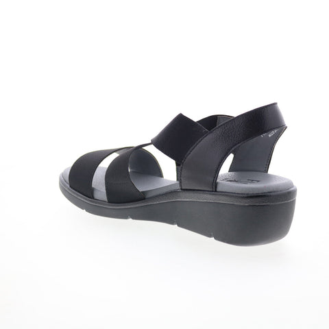 Fly London Noli NOLI056FLY-000 Womens Black Leather Strap Sandals Shoes
