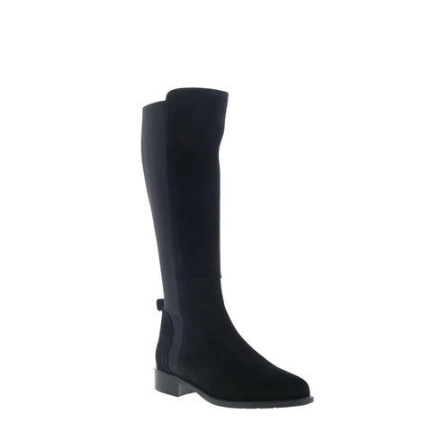 Aquatalia Nolita L543001 Womens Black Canvas Zipper Knee High Boots