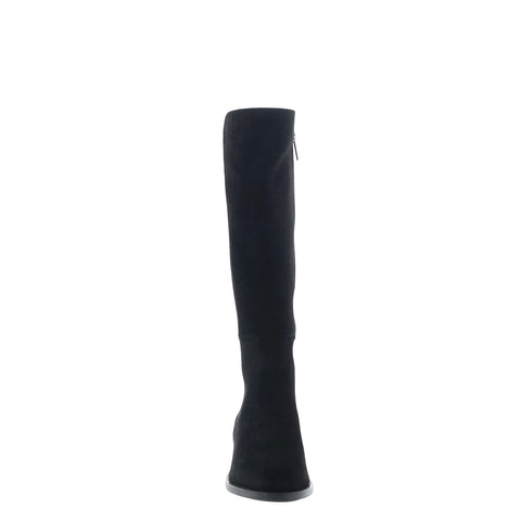 Aquatalia Nolita L543001 Womens Black Canvas Zipper Knee High Boots