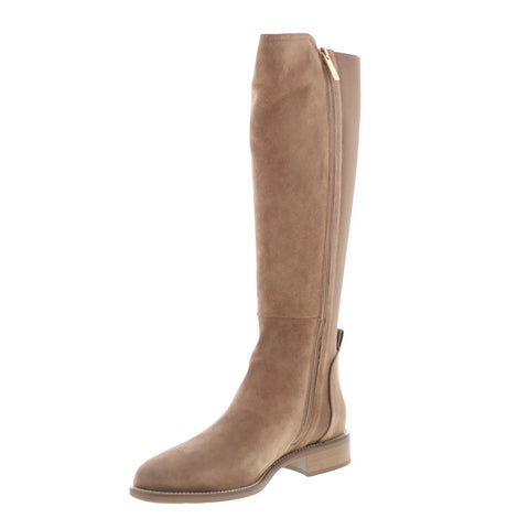 Aquatalia Nolita L543056 Womens Brown Suede Zipper Knee High Boots