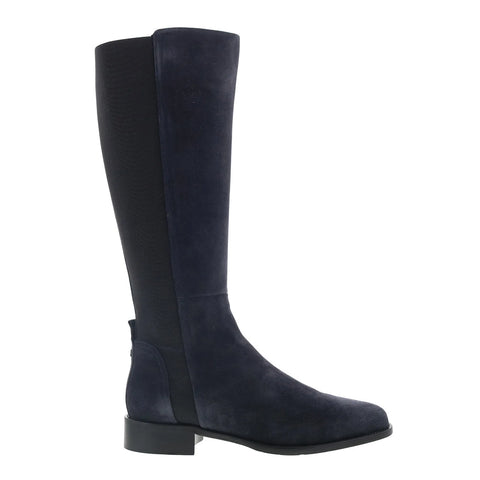 Aquatalia Nolita L543073 Womens Blue Suede Zipper Knee High Boots