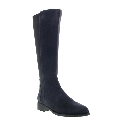 Aquatalia Nolita L543073 Womens Blue Suede Zipper Knee High Boots