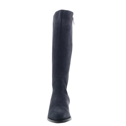 Aquatalia Nolita L543073 Womens Blue Suede Zipper Knee High Boots