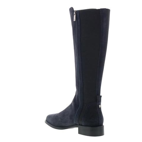Aquatalia Nolita L543073 Womens Blue Suede Zipper Knee High Boots