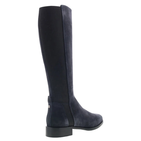 Aquatalia Nolita L543073 Womens Blue Suede Zipper Knee High Boots