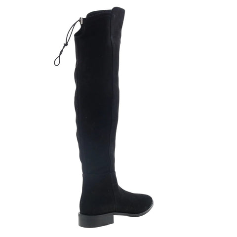 Aquatalia Norina L437001 Womens Black Leather Zipper Over The Knee Boots