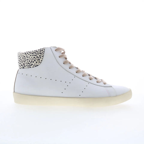 Gola Nova High Safari CLB196 Womens White Leather Lifestyle Sneakers Shoes