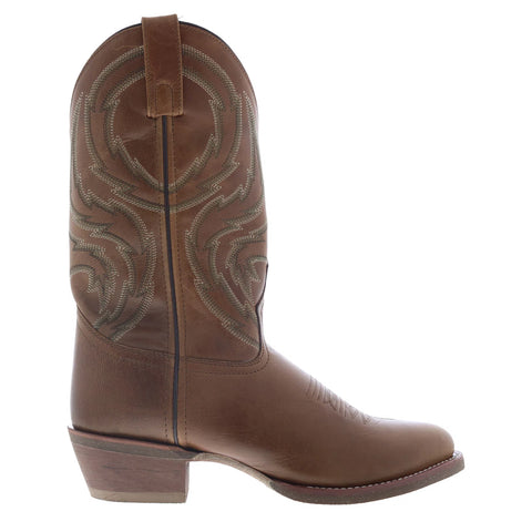 Laredo Boots Novak 70011 Mens Brown Leather Cowboy Western Boots