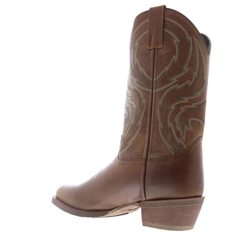 Laredo Boots Novak 70011 Mens Brown Leather Cowboy Western Boots