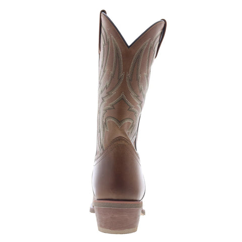 Laredo Boots Novak 70011 Mens Brown Leather Cowboy Western Boots