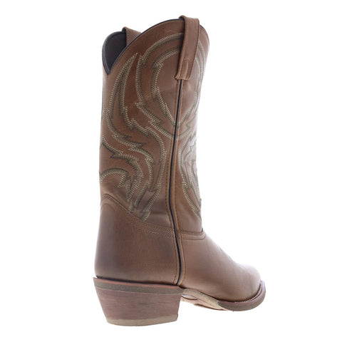 Laredo Boots Novak 70011 Mens Brown Leather Cowboy Western Boots