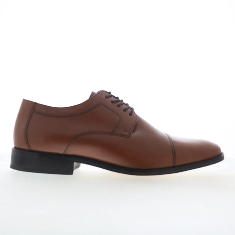 Johnston & Murphy Novic Cap Toe Mens Brown Oxfords Cap Toe Shoes