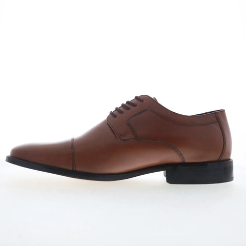 Johnston & Murphy Novic Cap Toe Mens Brown Oxfords Cap Toe Shoes