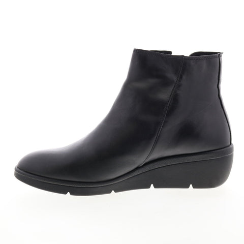 Fly London Nula NULA550FLY-004 Womens Black Leather Ankle & Booties Boots