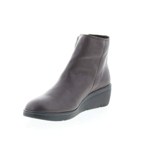 Fly London Nula NULA550FLY-007 Womens Brown Leather Ankle & Booties Boots