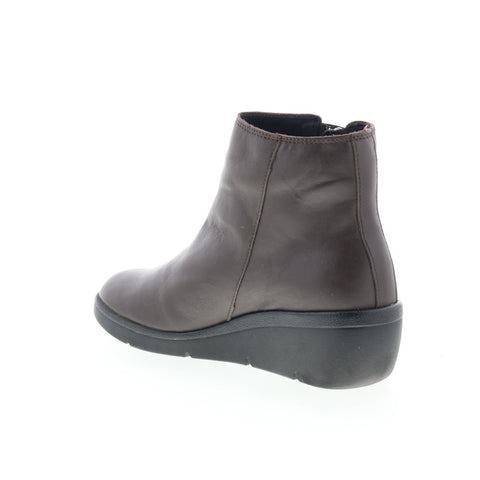 Fly London Nula NULA550FLY-007 Womens Brown Leather Ankle & Booties Boots
